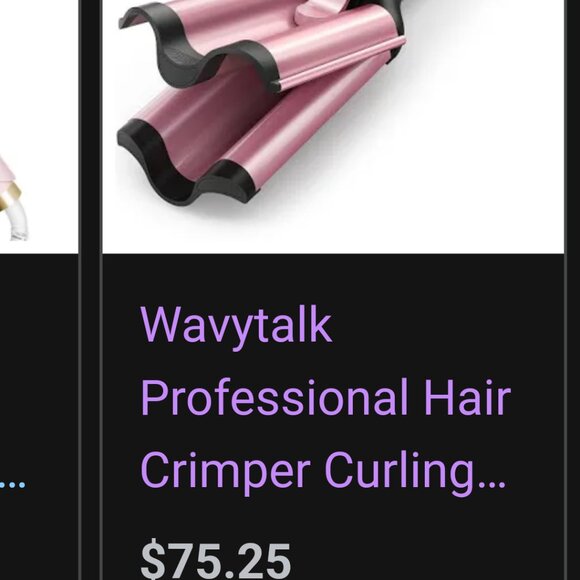 Wavytalk 3 barrel beach wave hair crimper - Picture 7 of 7